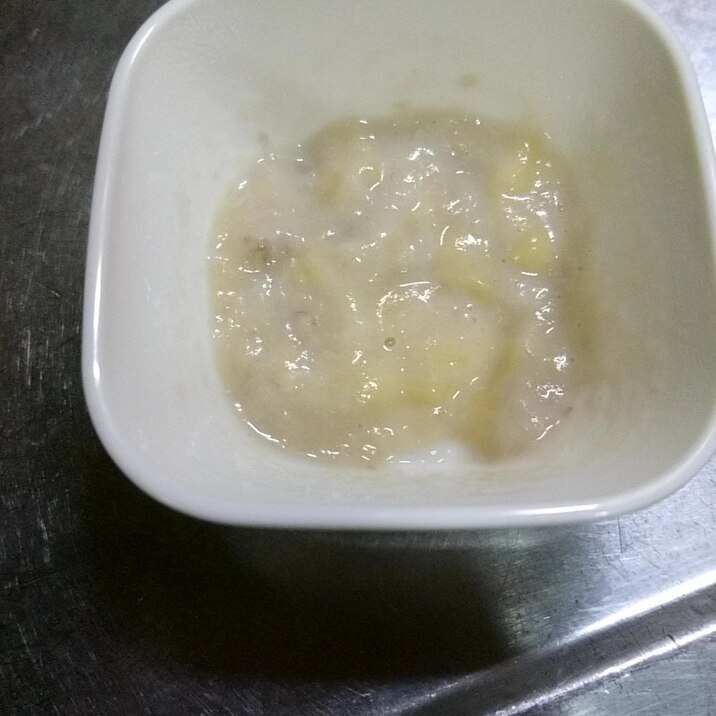 離乳食 初期 バナナミルク ごっくん期 レシピ 作り方 By オレイン酸 楽天レシピ 離乳食 初期 バナナミルク ごっくん期 レシピ 作り方 By オレイン酸 楽天レシピ